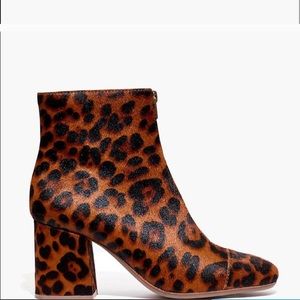 NWT The Amalia Leopard Boot from Madewell